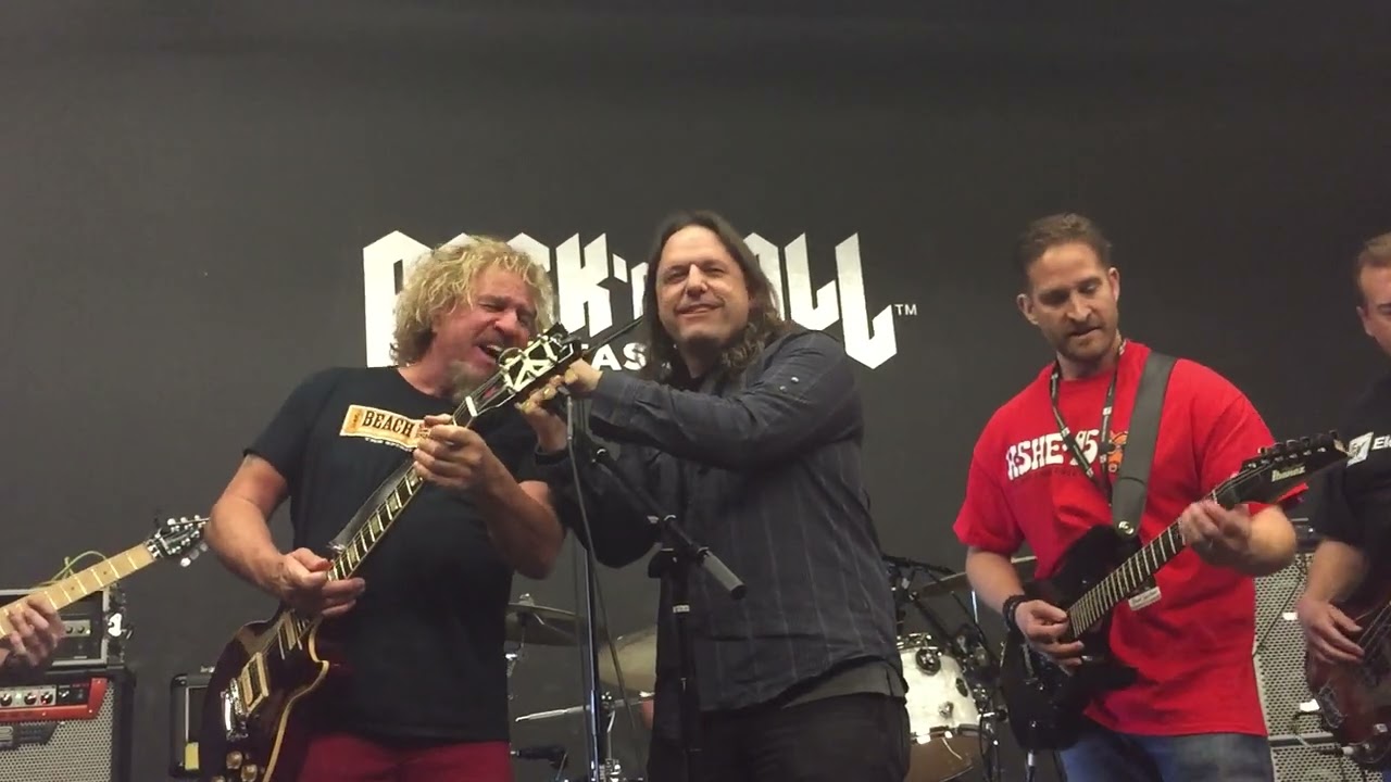 Sammy Hagar jamming at Rock N' Roll Fantasy Camp!