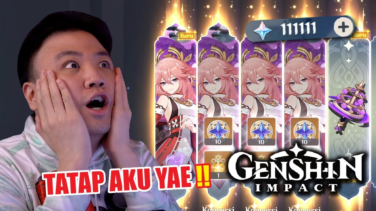 TATAPAN YAE GA NAHAN BUAT GA GACHA !! - Genshin Impact [Indonesia] #100