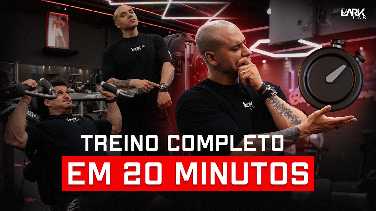 TREINO RÁPIDO PARA MANTER O SHAPE MESMO COM POUCO TEMPO