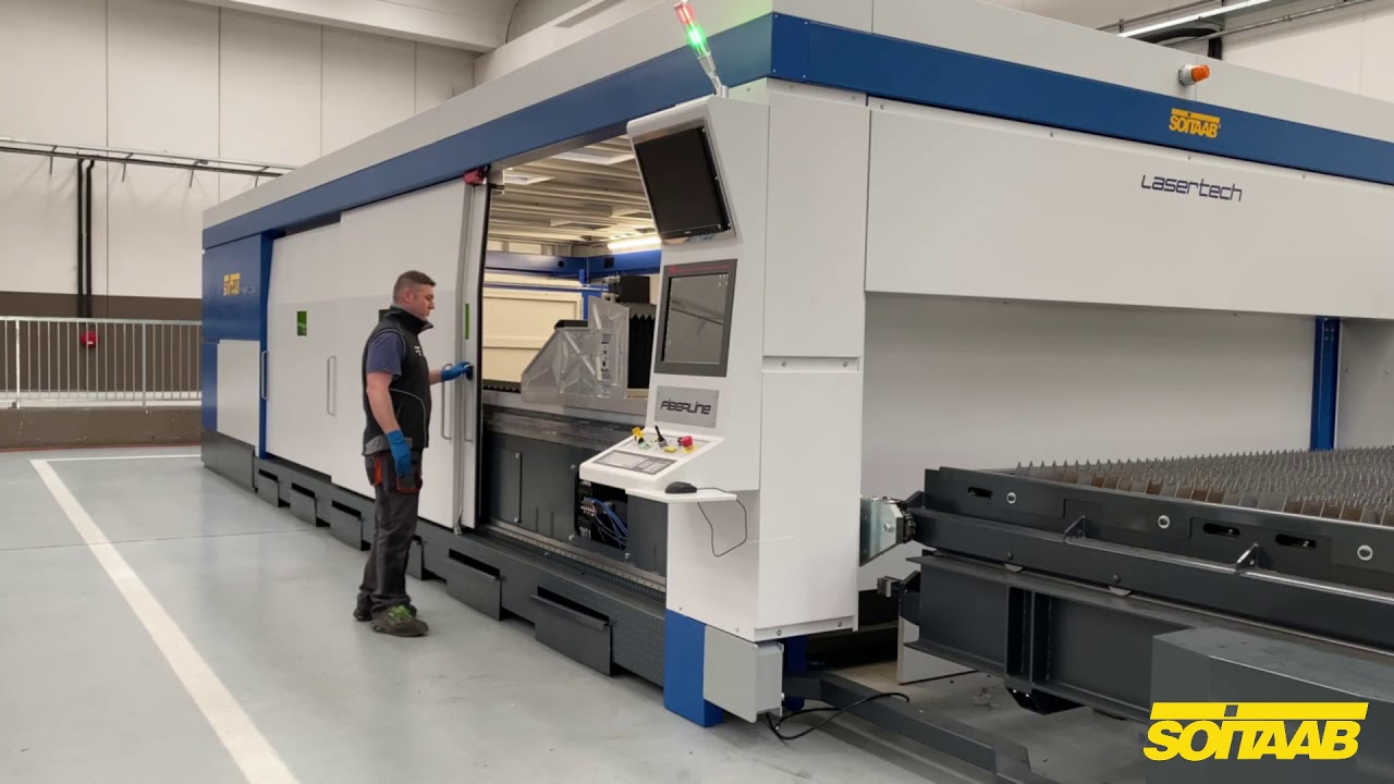 FiberLine S the Fiber Laser CNC cutting from Soitaab dedicated for big size plates