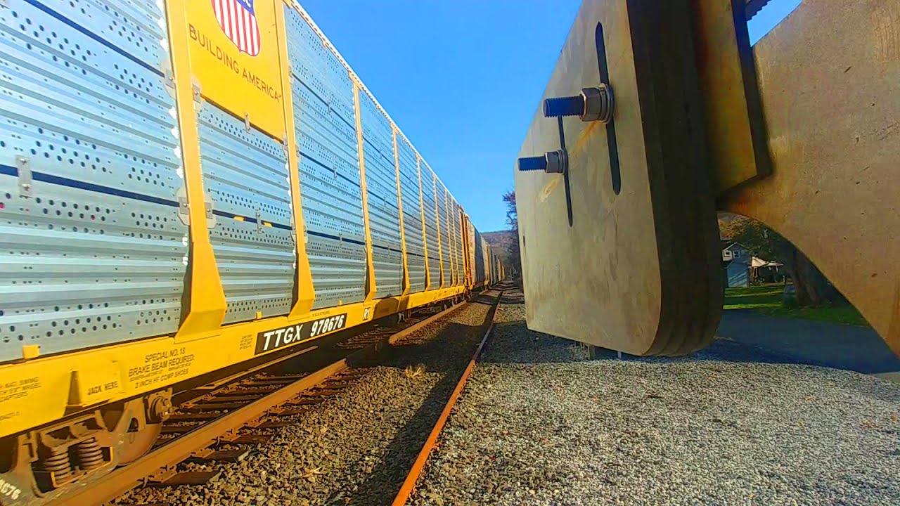 South 6th Street and S 3rd Street railfanning in Emmaus, PA, PTC Failure Causes Line Backup