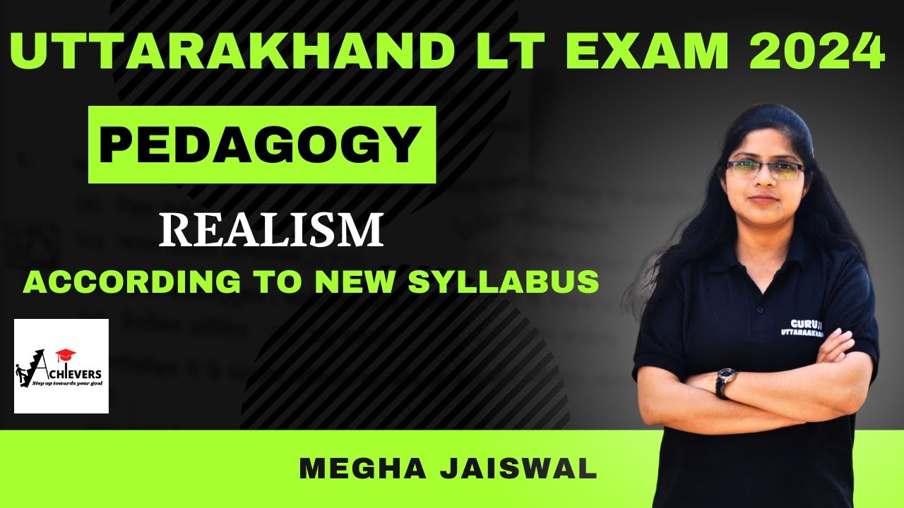 Realism | Megha Jaiswal | Uttarakhand Adhyapak #teaching #ltmaths #uttarakhandlt #lt #ltsst #ltmaths