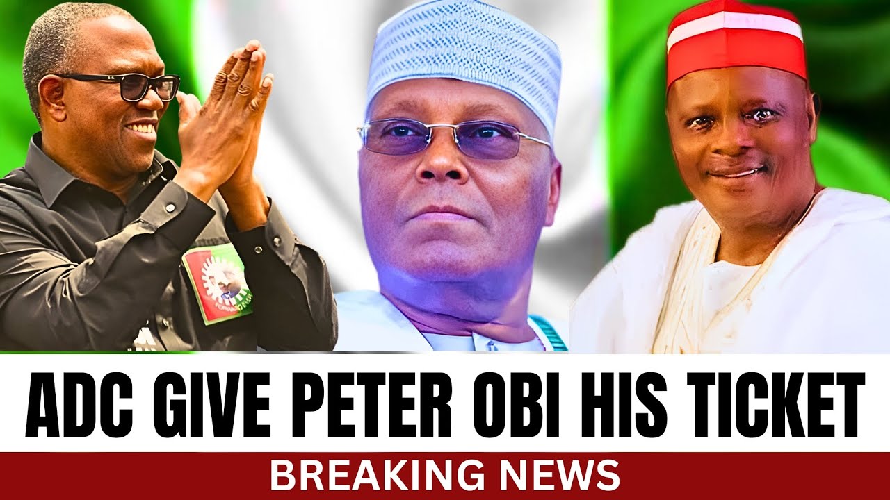 GIVE PETER OBI HIS TICKET : KWANKWASO REFUSE TO JOIN ADC UNTIL OBI DEAL IS FINALIZED