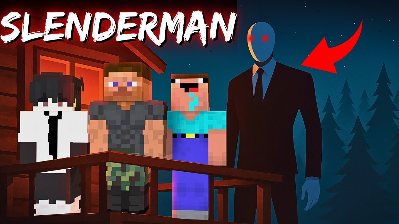 We TRAPPED SLENDERMAN in Minecraft😱!!