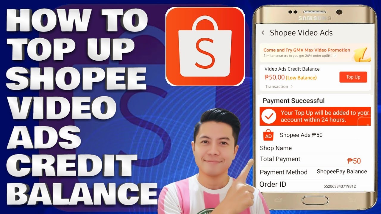 How To Top Up Shopee Video Ads Credit Balance | Shopee Video Ads Step-by-Step Guide