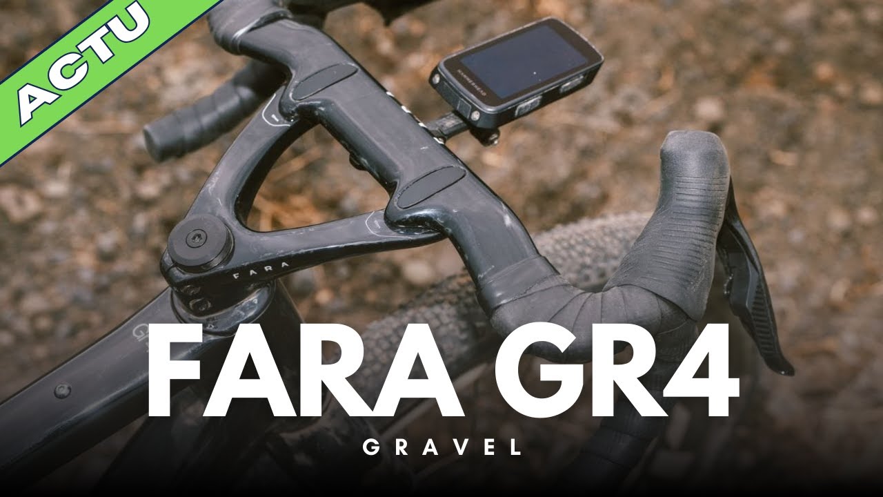Nouveau gravel Fara Gr4 ! Gros pneus | 7,8 kg | Cockpit unique
