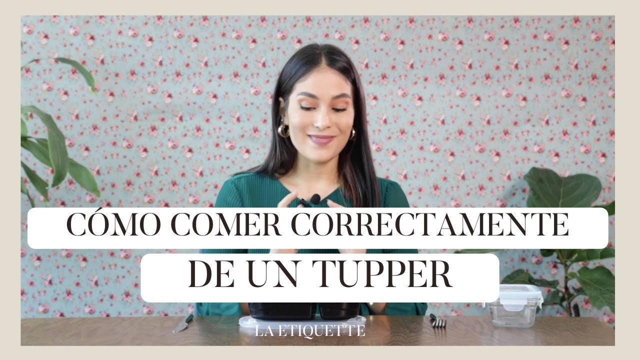 Cómo comer correctamente de un tupper/portacomidas - Sección Cómo Como