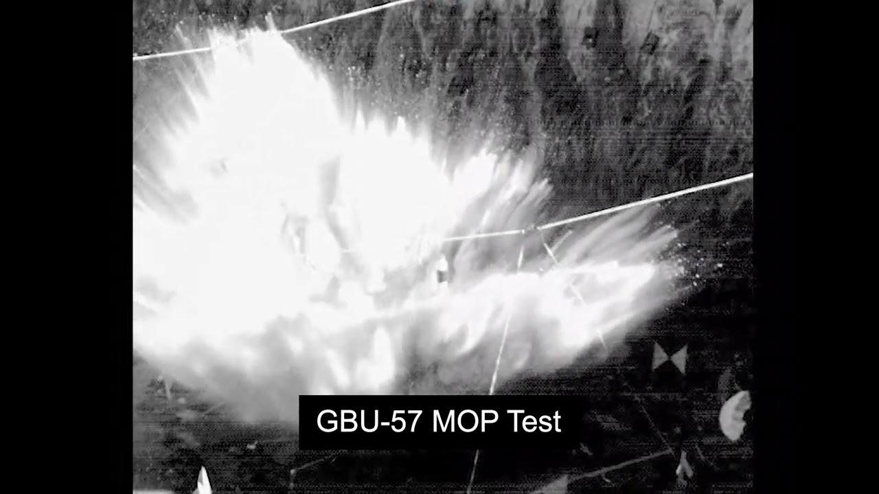 GBU-57 Massive Ordinance Penetrator Test
