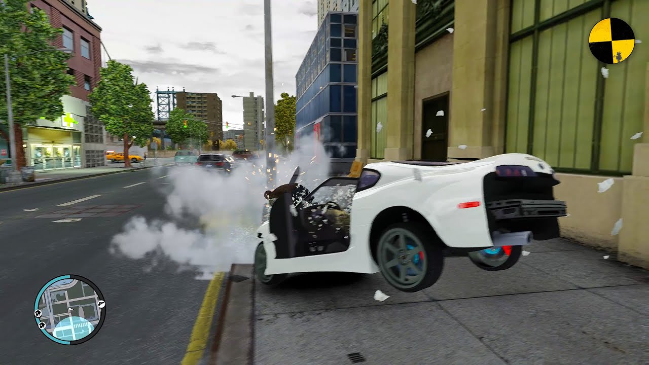 GTA 4 Crash Testing Real Car Mods Ep.112
