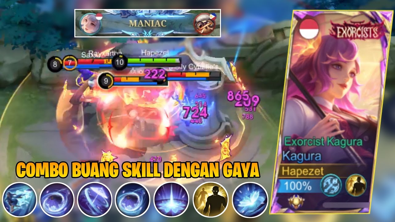 Kagura Flicker is Back! Langsung Dapet Maniac Sekali Combo | Mobile Legends