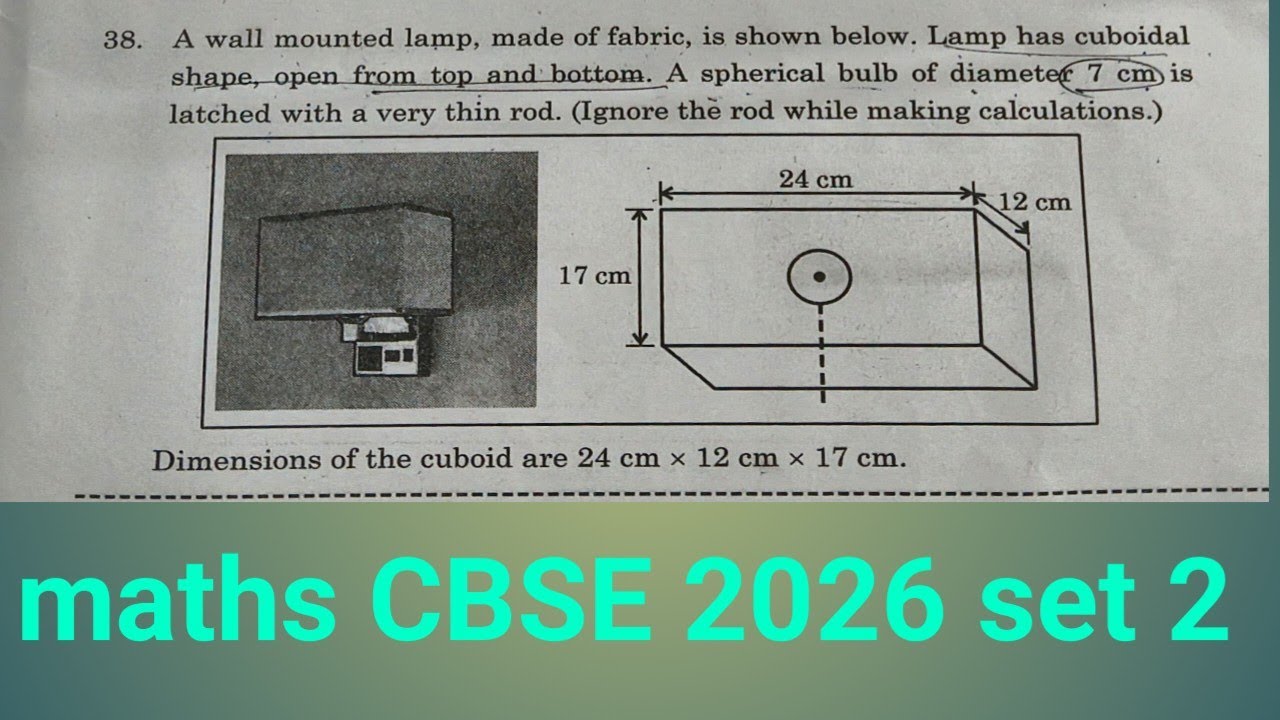 February 17, 2026 A wall mounted lamp, made of fabric, is shown to be mrk2maths.
