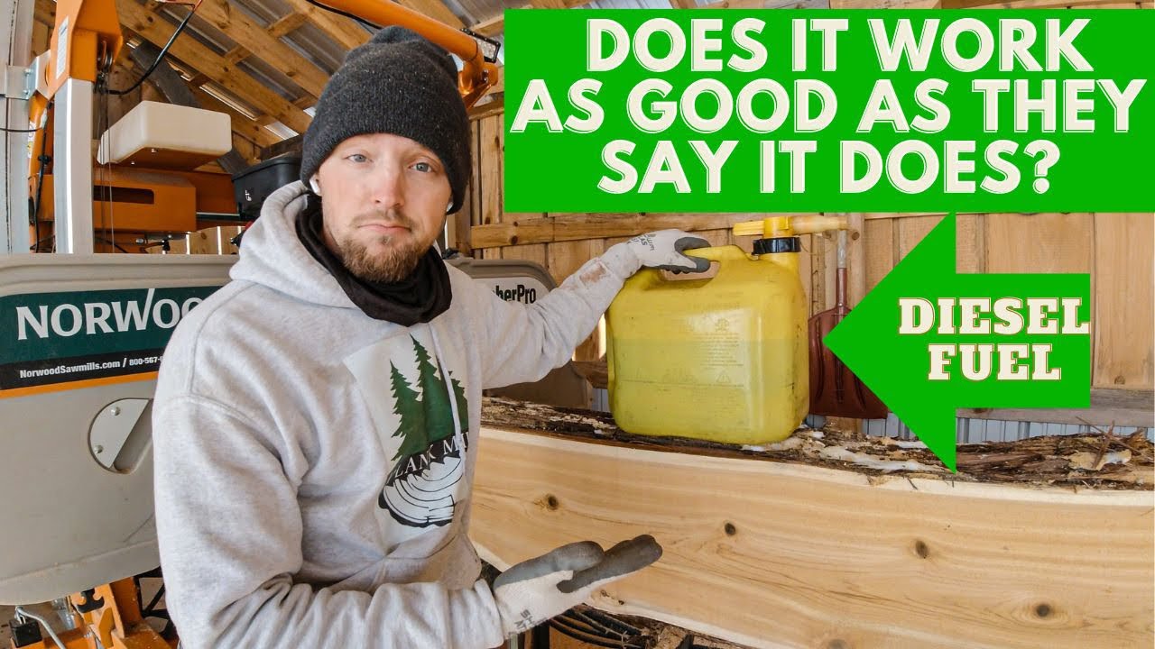 Trying diesel for blade lube, here’s what happened!