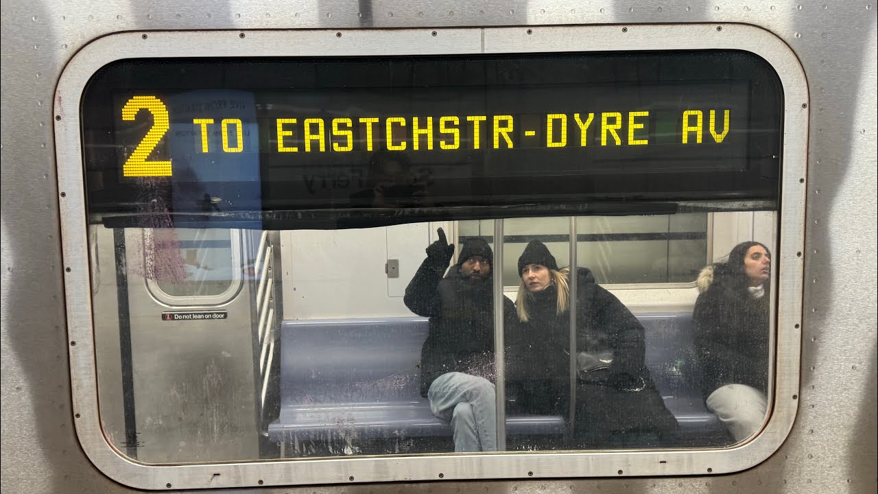 IRT Subway: R142 (2) Train from South Ferry to Eastchester Dyre Ave 