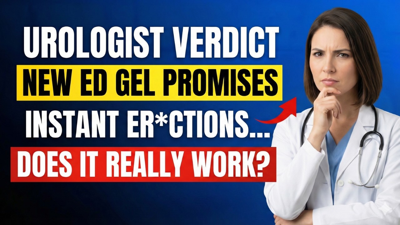 New ED Gel Promises Instant Erections? Urologist Explains!