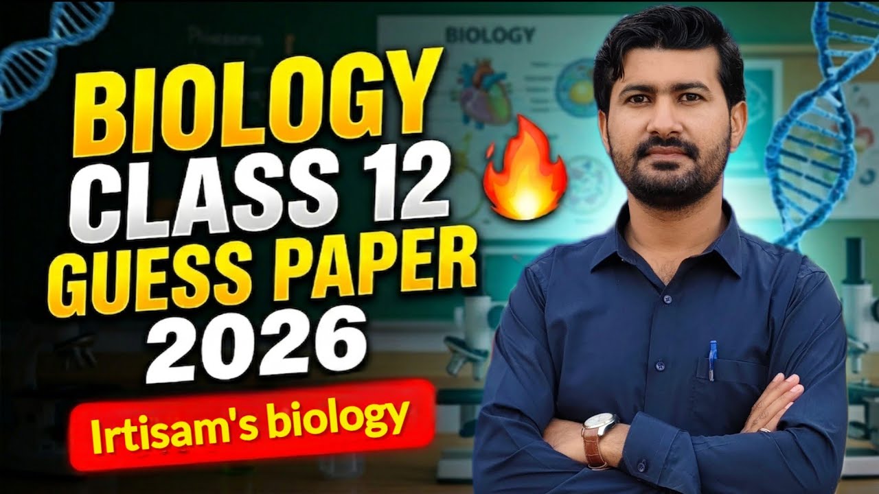 Biology Guess 2026 class 12 by irtisam's biology 