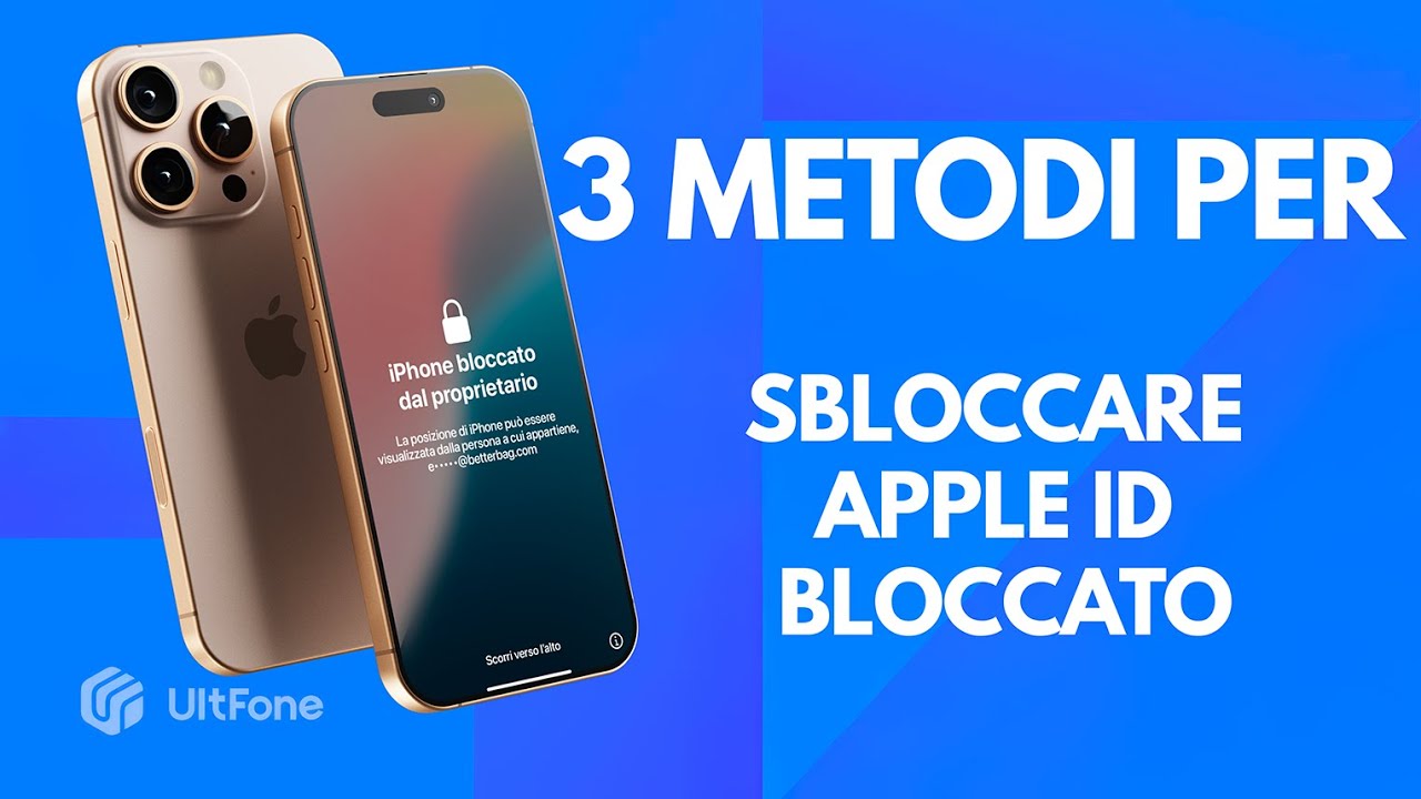 3 Migliori metodi per resettare/rimuovere il blocco di APPLE ID