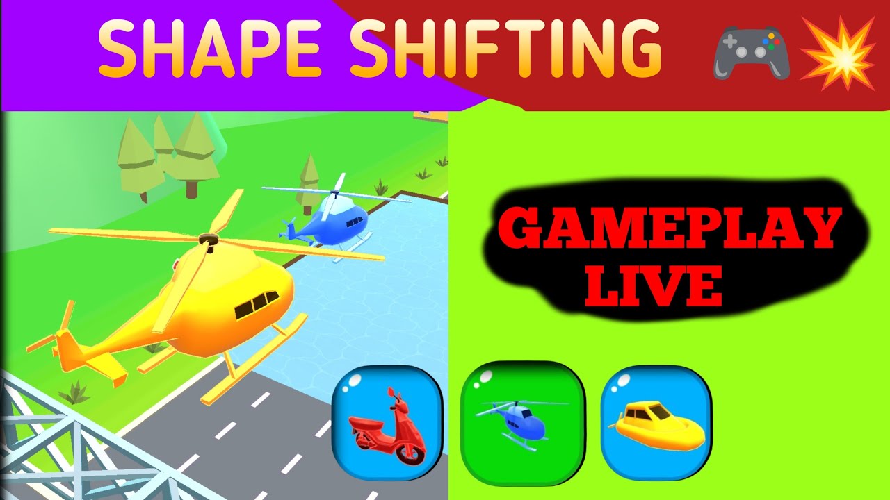 🔴 LIVE Shape Shifting Gameplay 🎮💥