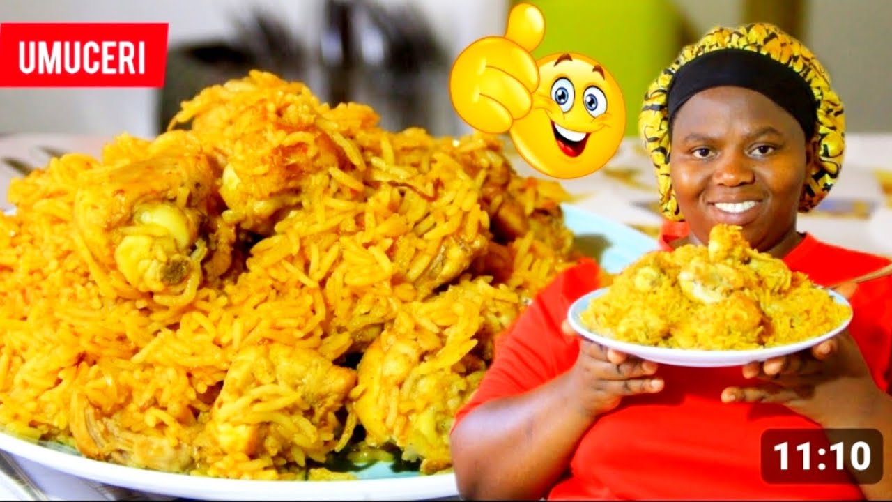 NIBA UDAKUNDA KURYA UMUCERI, WUTEKE GUTYA,UZIRYA IMINWA// GUTEKA UMUCERI URIMO INKOKO// CHICKEN RICE