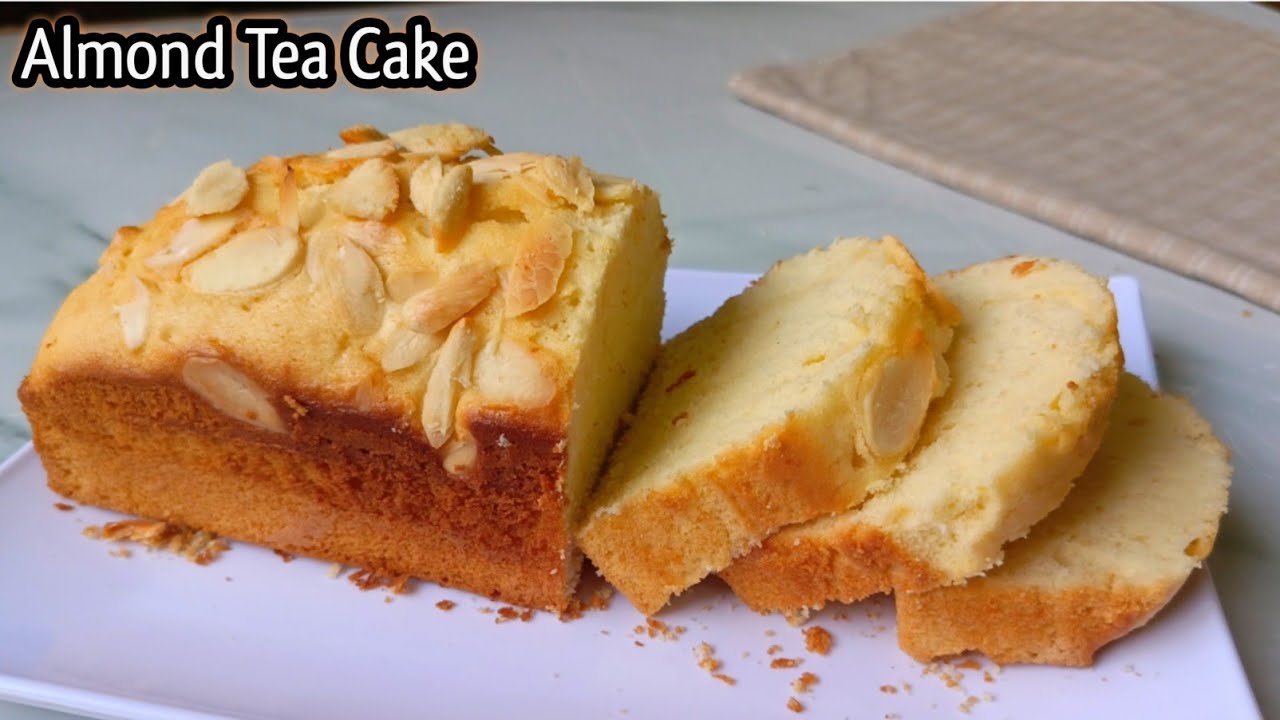 Tea -Time Almond Cake Recipe | Rich ,Moist, and Tasty! (Easy to Bake Tea Cake) by Iqra Sadam