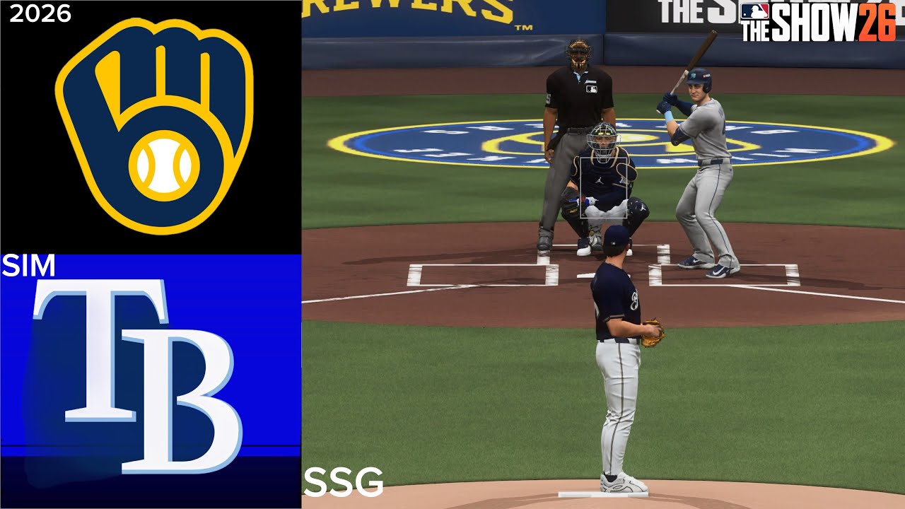 Rays vs Brewers Simulation | 10/24/26 | MLB The Show 26 PS5