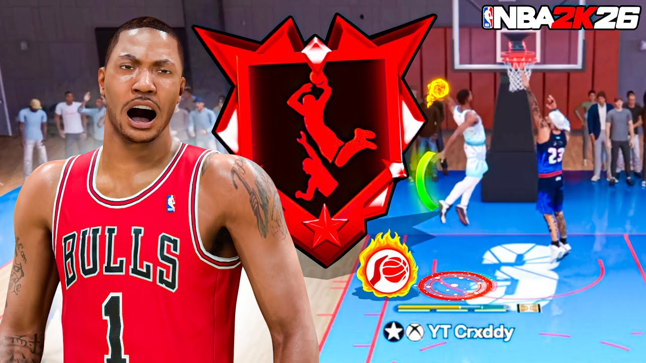 This DERRICK ROSE BUILD is a MENACE in RANDOM REC on NBA 2K26