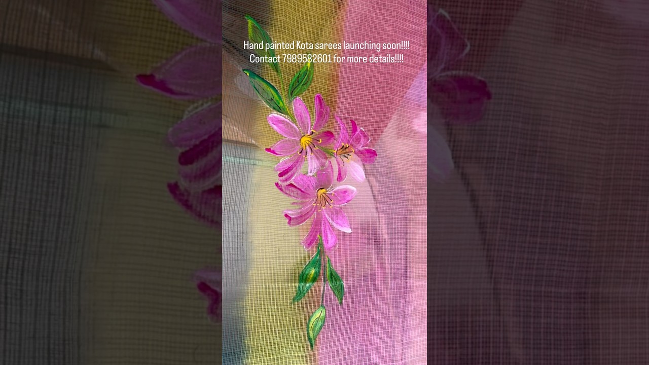 Hand-Painted Kota Sarees | New Launch | Wearable Art on Six Yards of Grace