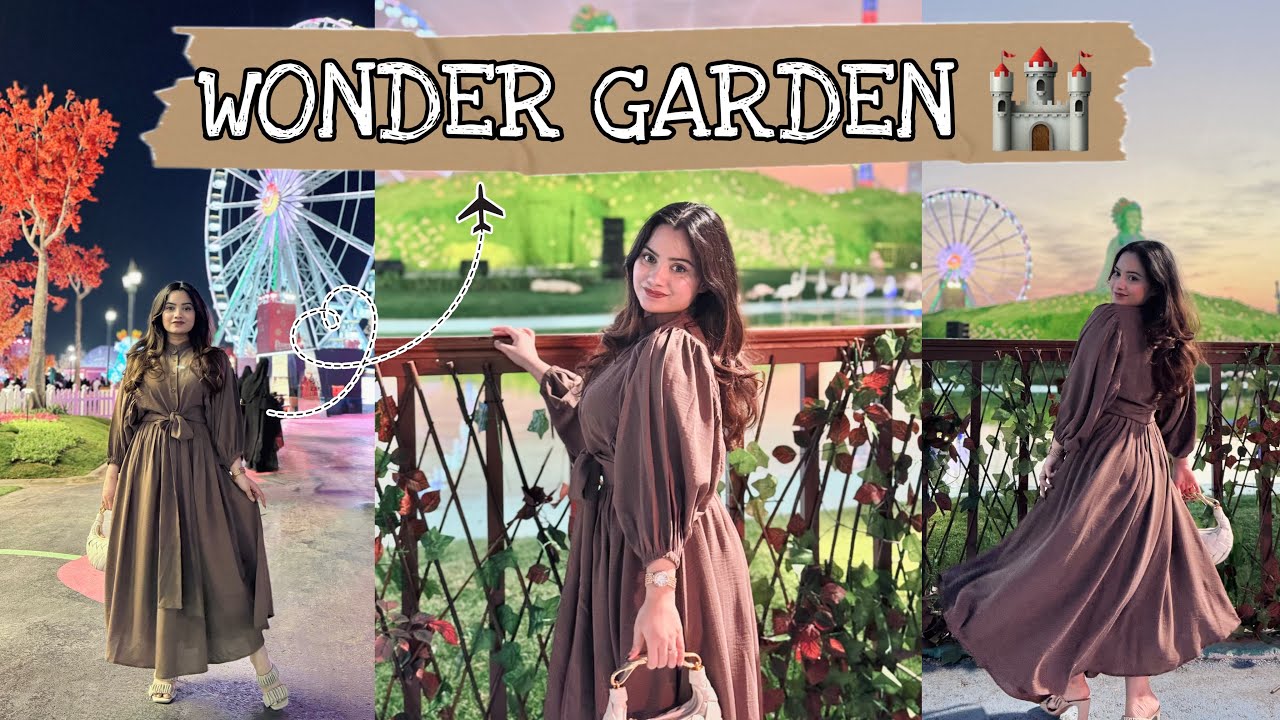 Let’s explore wonder garden 🎠🎡🎢 | Fun Day | Butterfly Garden | Riyadh