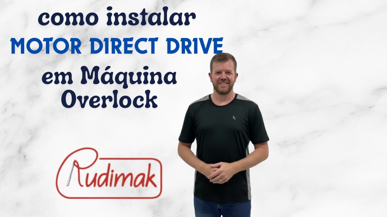 Como instalar Motor Direct Drive na Máquina Overlock
