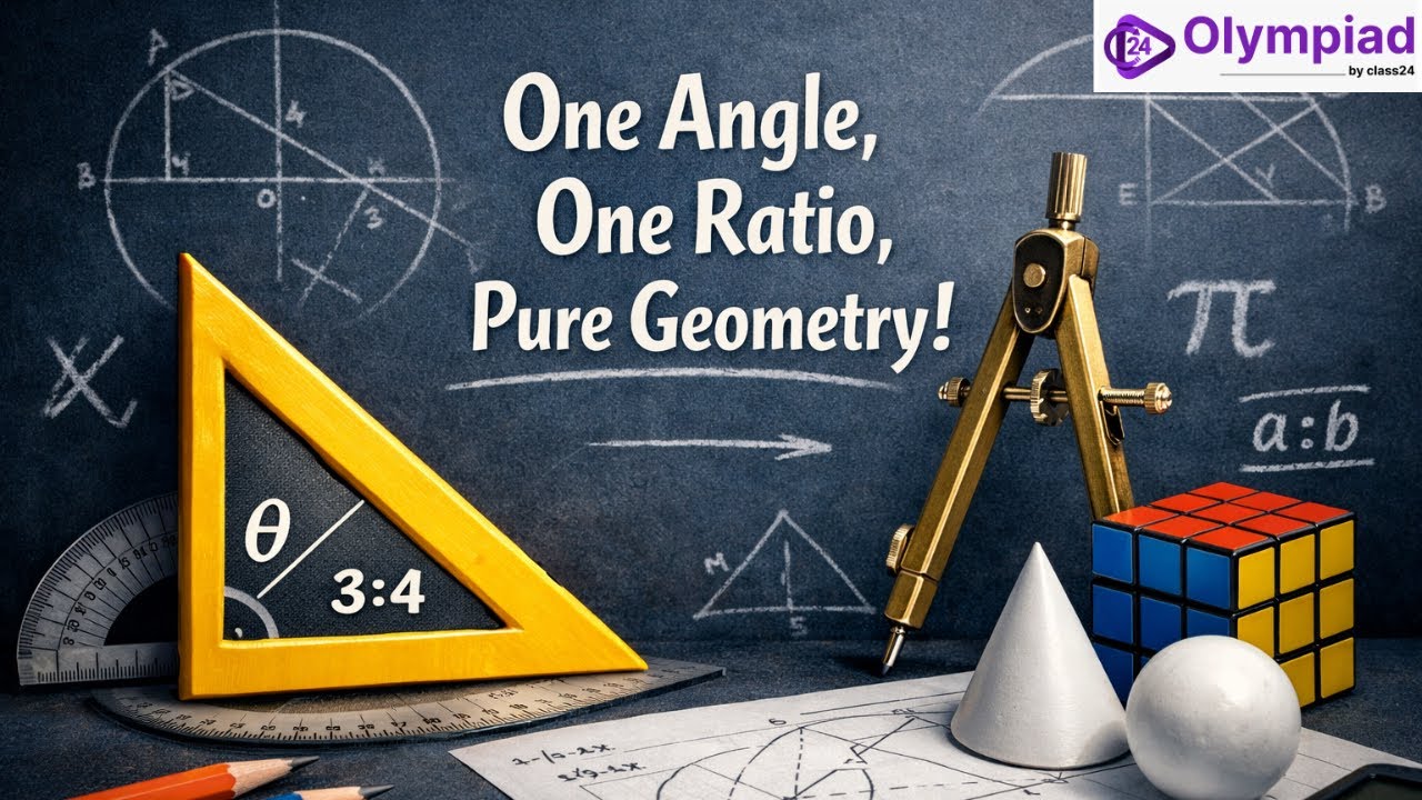 Triangle in a Circle Using Similar Triangles – Olympiad Geometry Problem