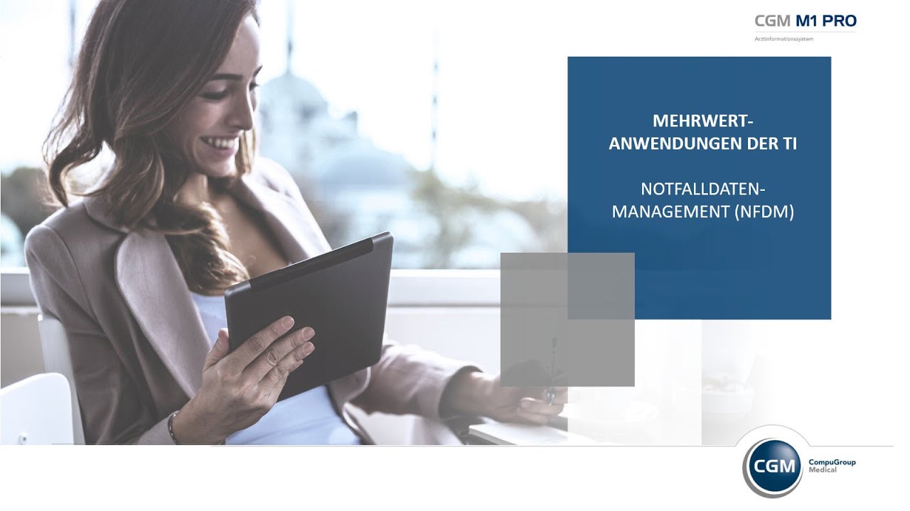 CGM M1 PRO: Notfalldatenmanagement (NFDM)