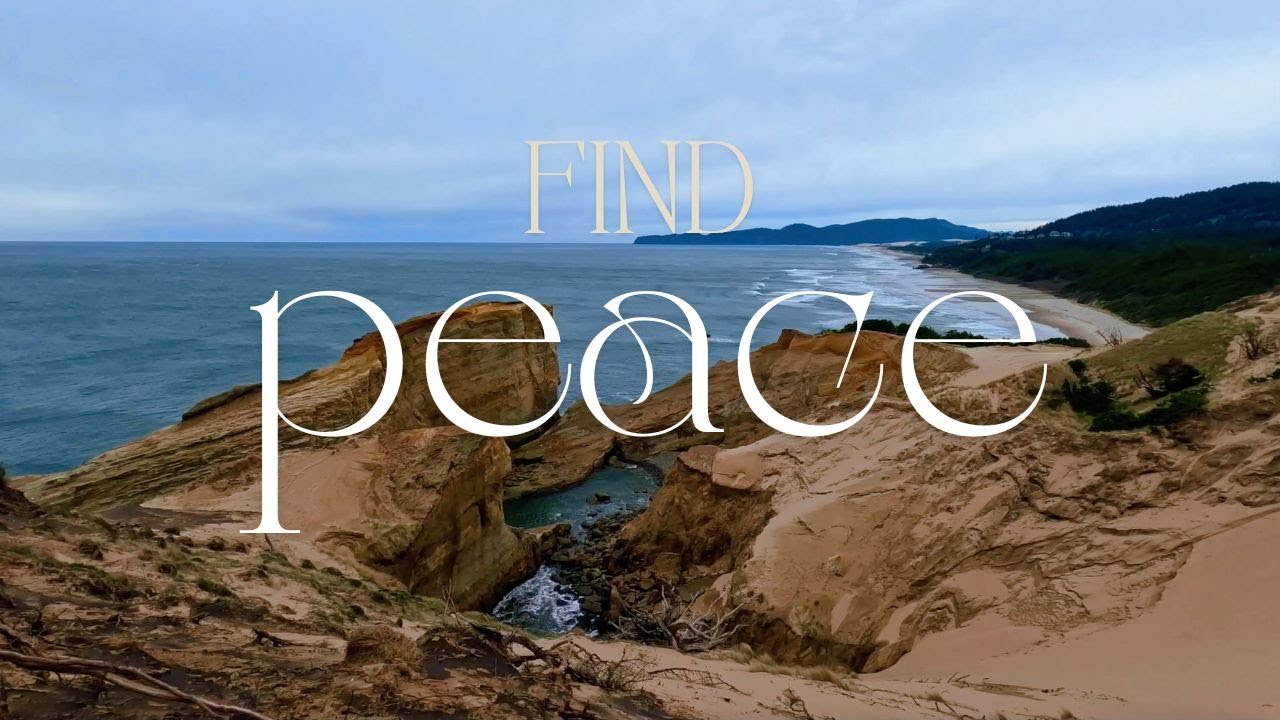 peaceful meditation with gentle breath work, a visual experience