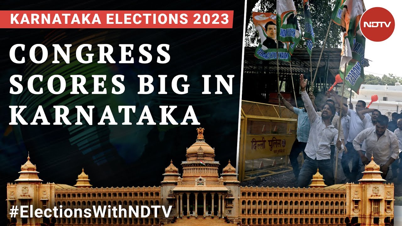 Congress Scores Big In Karnataka, BJP A Distant Second, Heartbreak for HD Kumaraswamy's JDS