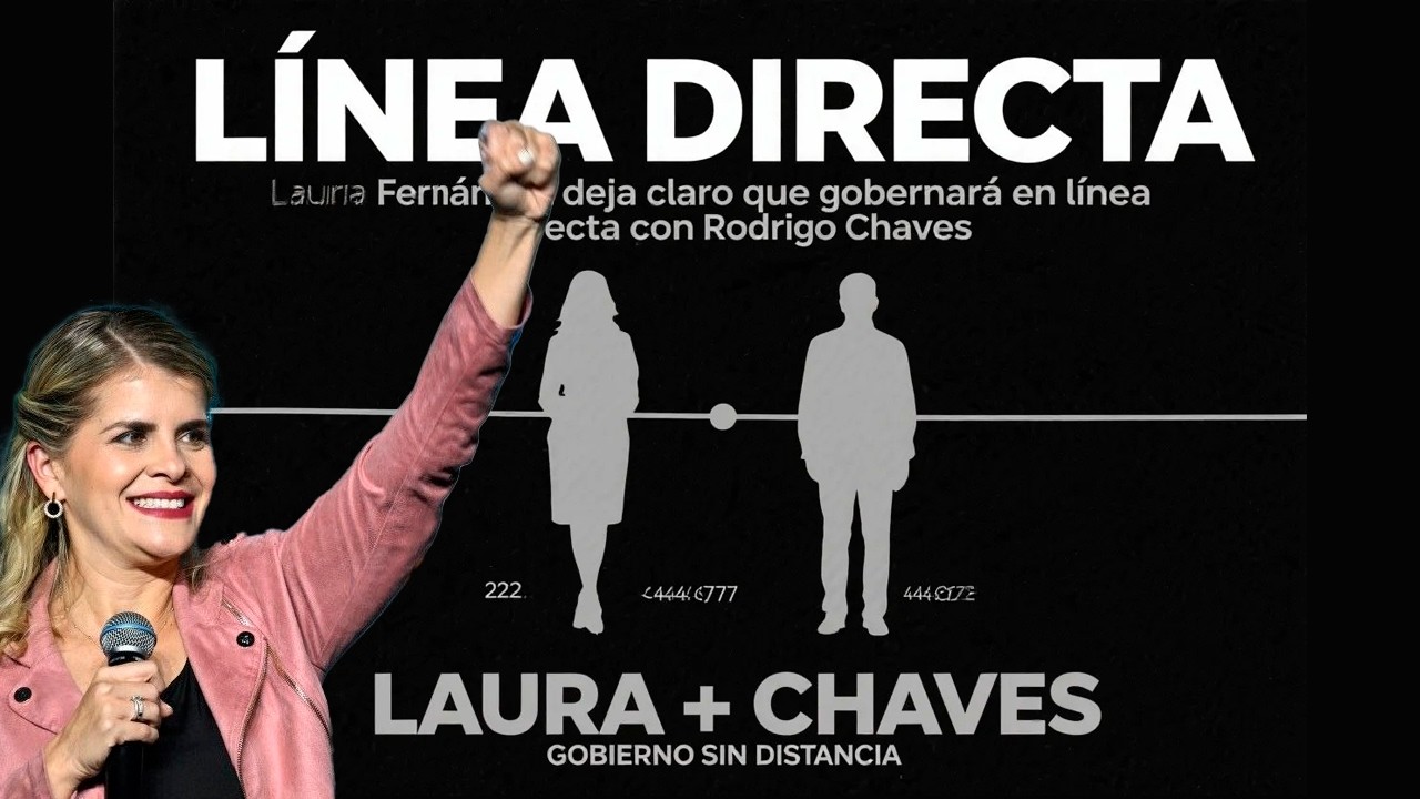 Laura Fern&aacute;ndez deja claro que gobernar&aacute; en l&iacute;nea directa con Rodrigo Chaves