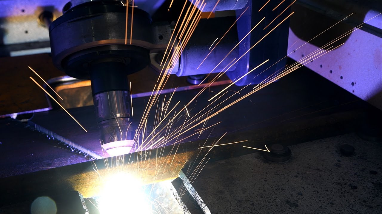 High speed CNC drilling and plasma cutting line for the naval industry TIPO D50 P