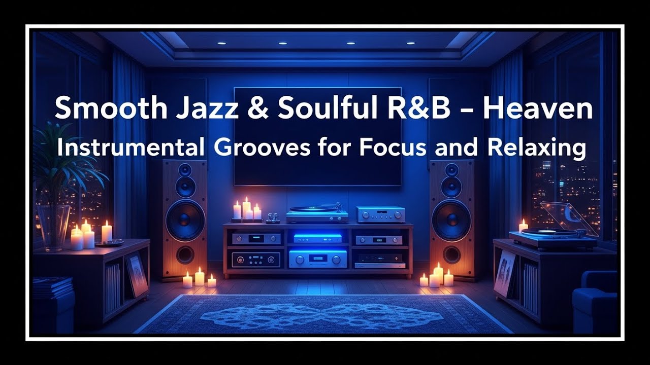 Smooth Jazz & Soulful R&B – Heaven Instrumental Grooves for Focus & Relaxing