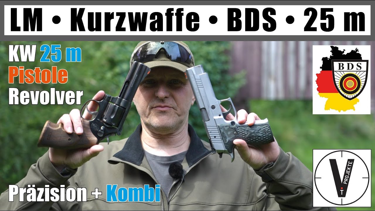 BDS-Disziplin &bull; Kurzwaffe 25 m &bull; Pistole Revolver &bull; Pr&auml;zision Kombi &bull; Wettkampf Landesmeisterschaft