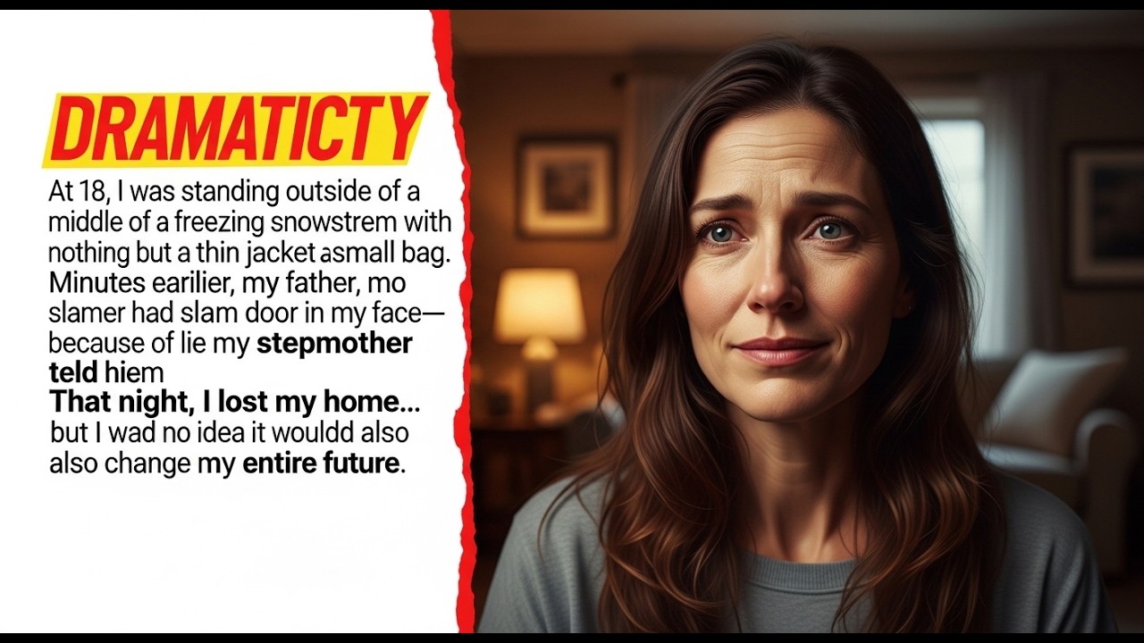 At 18, My Stepmother’s Lie Got Me Thrown Out Into a Snowstorm—That Night Changed Everything