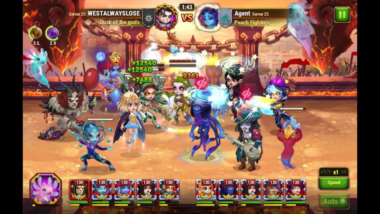 Counter Aurora, Kahkh, Celeste, Sebastian, Iris #HeroWars
