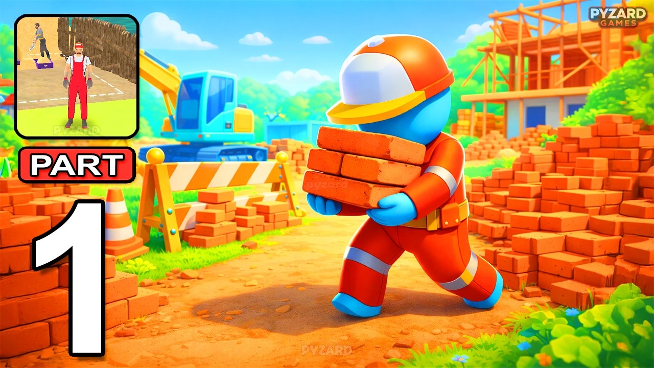 Bricks Tycoon: Idle Rise - Gameplay Walkthrough Part 1 - Make And Sell Bricks (Android, iOS)