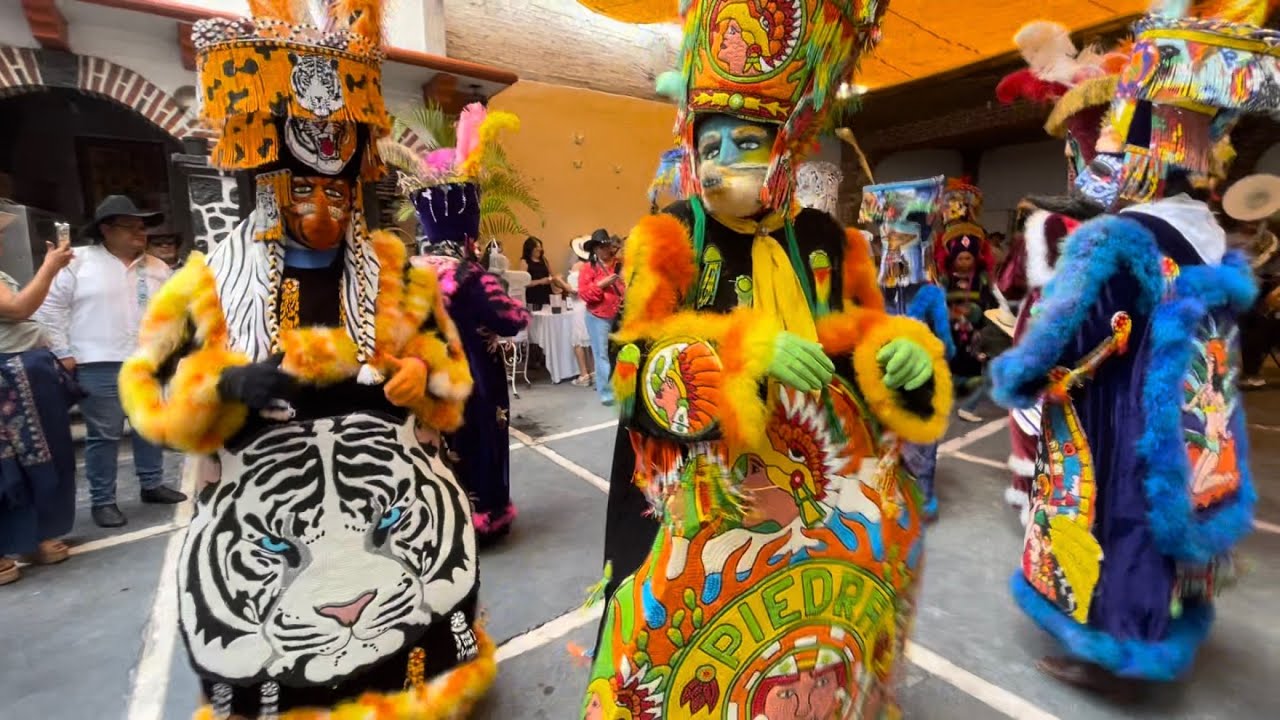 Brinco de Chinelos La Banda de Tlayacapan en Honor a la Asunción de María 2025.