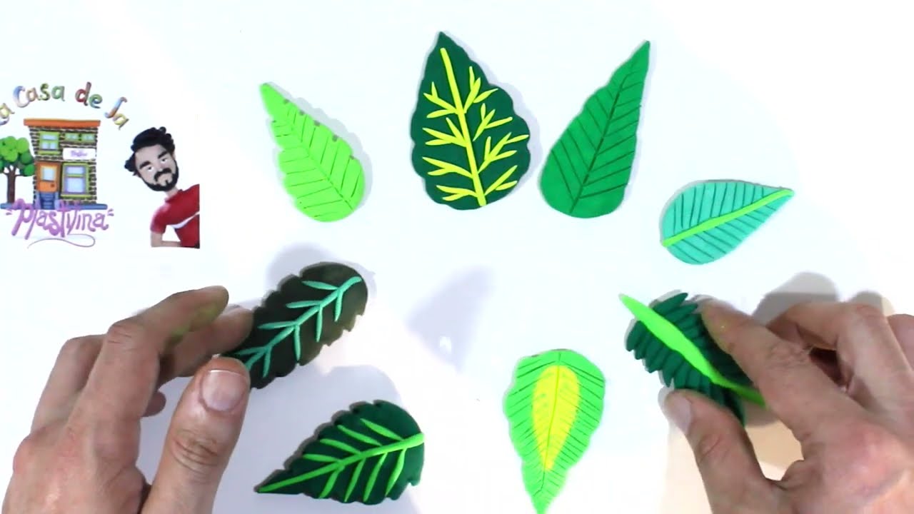 Tutorial Distrito Plastilina 3 Aprende a hacer hojas