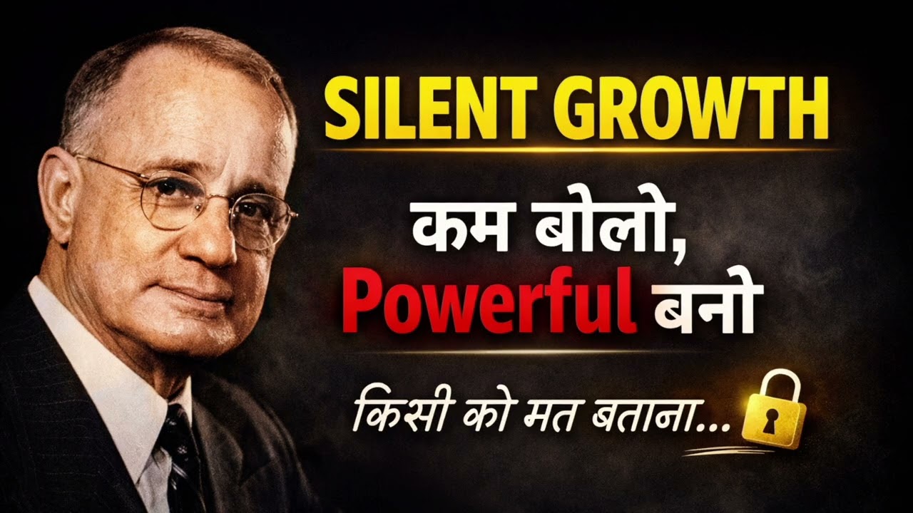 Silent Growth की असली Policy: कम बोलो, Powerful बनो और चुपचाप Success हासिल करो | Napoleon Hill