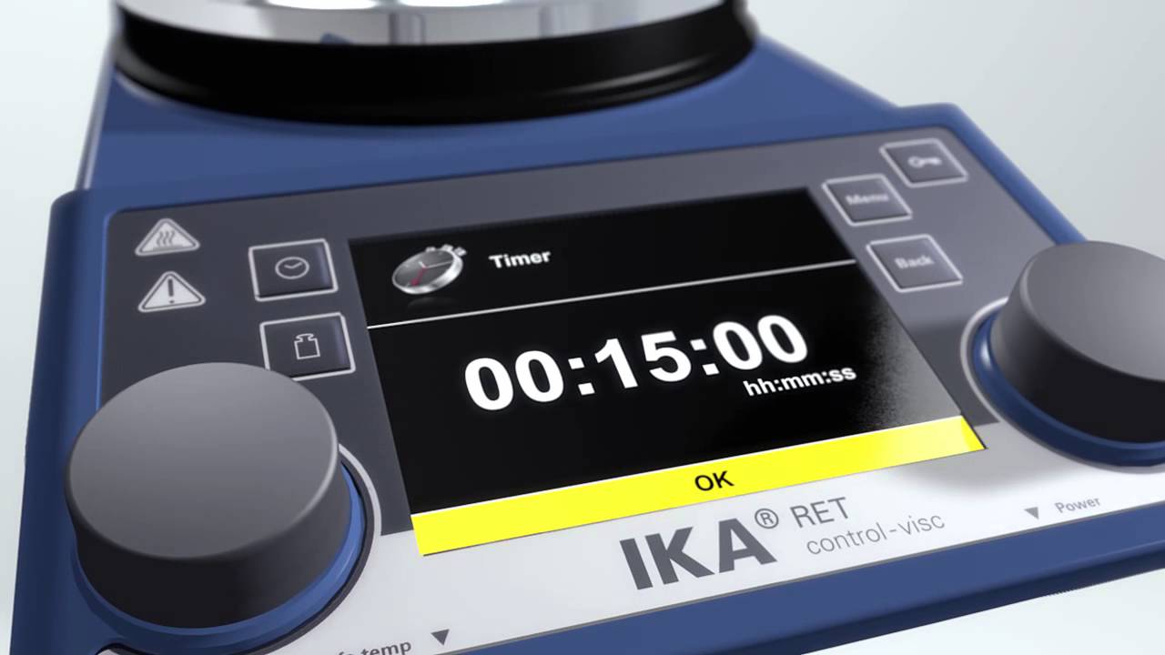 IKA RET control-visc magnetic stirrer