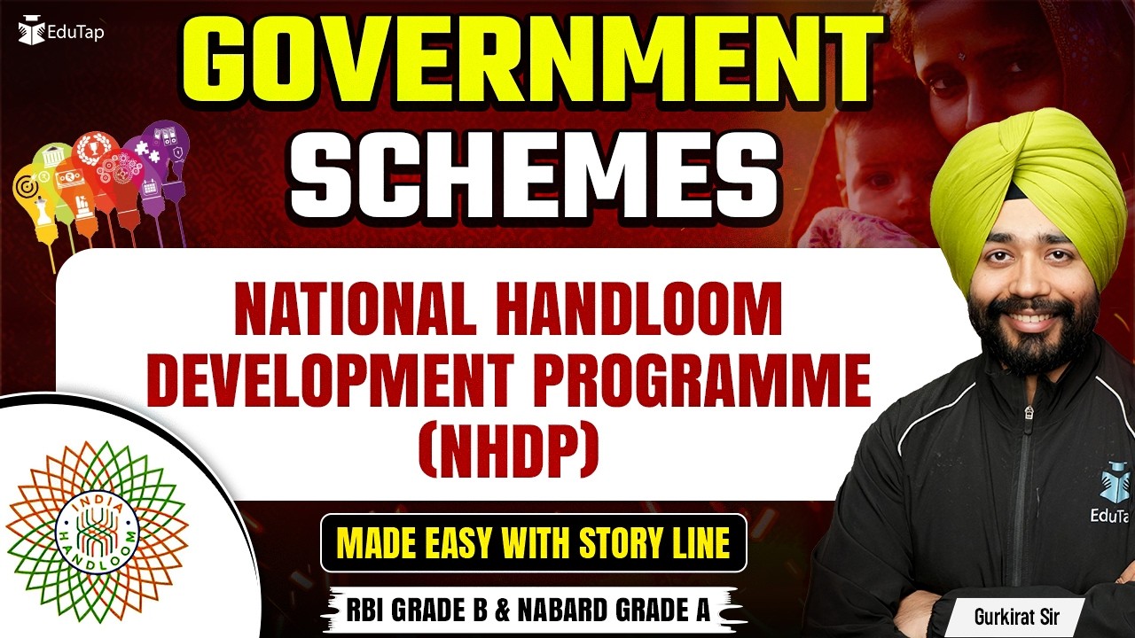 National Handloom Development Programme | Important Government Schemes for RBI Grade B & NABARD Gr A