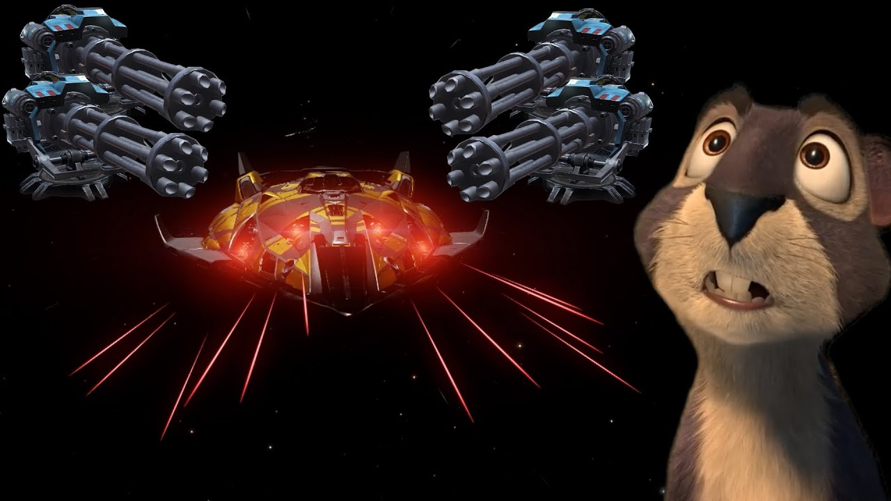 Elite Dangerous - RETURN OF THE SHOTGUN MCs (CG WEAPON)