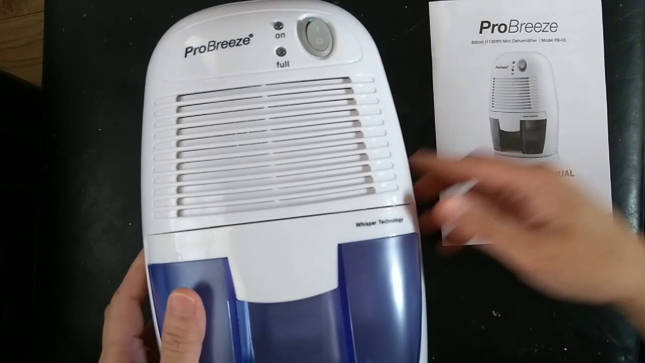 Pro Breeze 500ml Portable Mini Air Dehumidifier  | Unboxing
