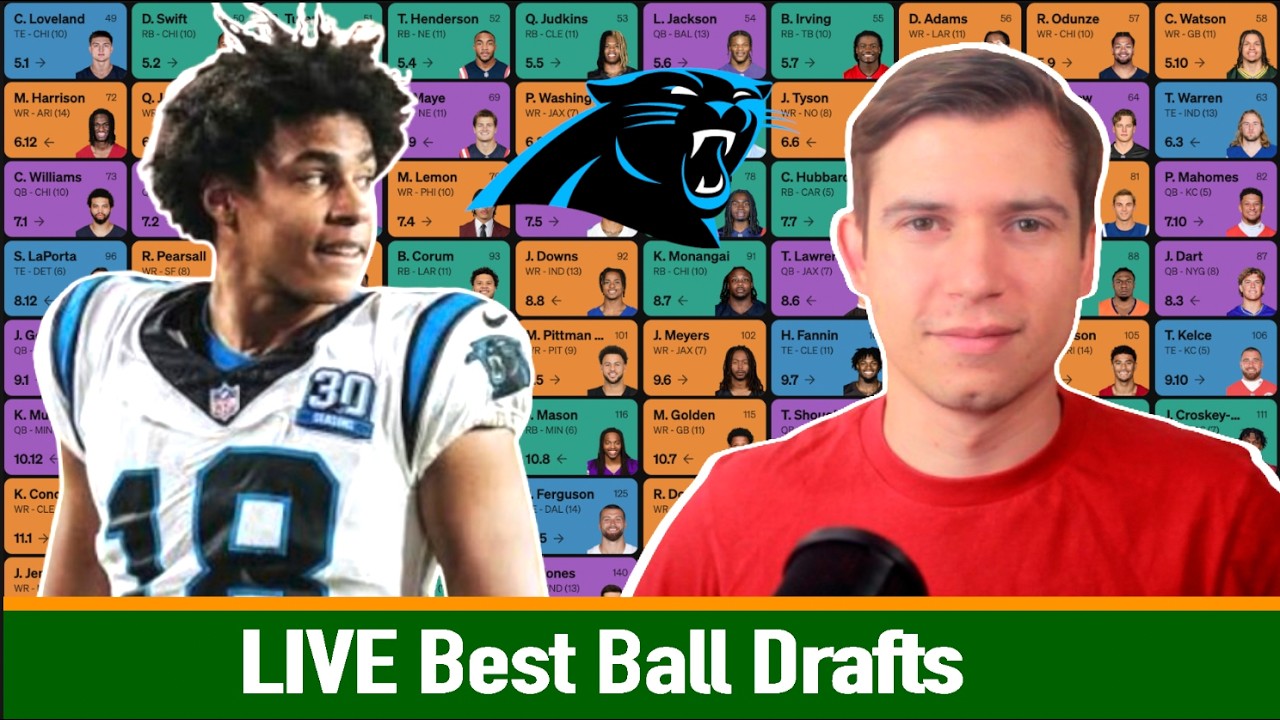 LIVE Best Ball Drafts | 2026 Fantasy Football
