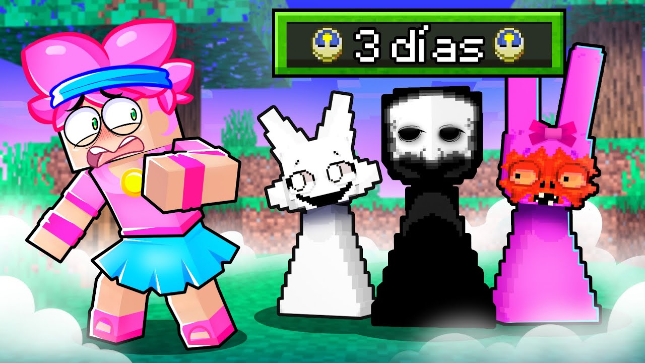 Sobreviví 3 DÍAS a un APOCALIPSIS EXTREMO de SPRUNKI en Minecraft