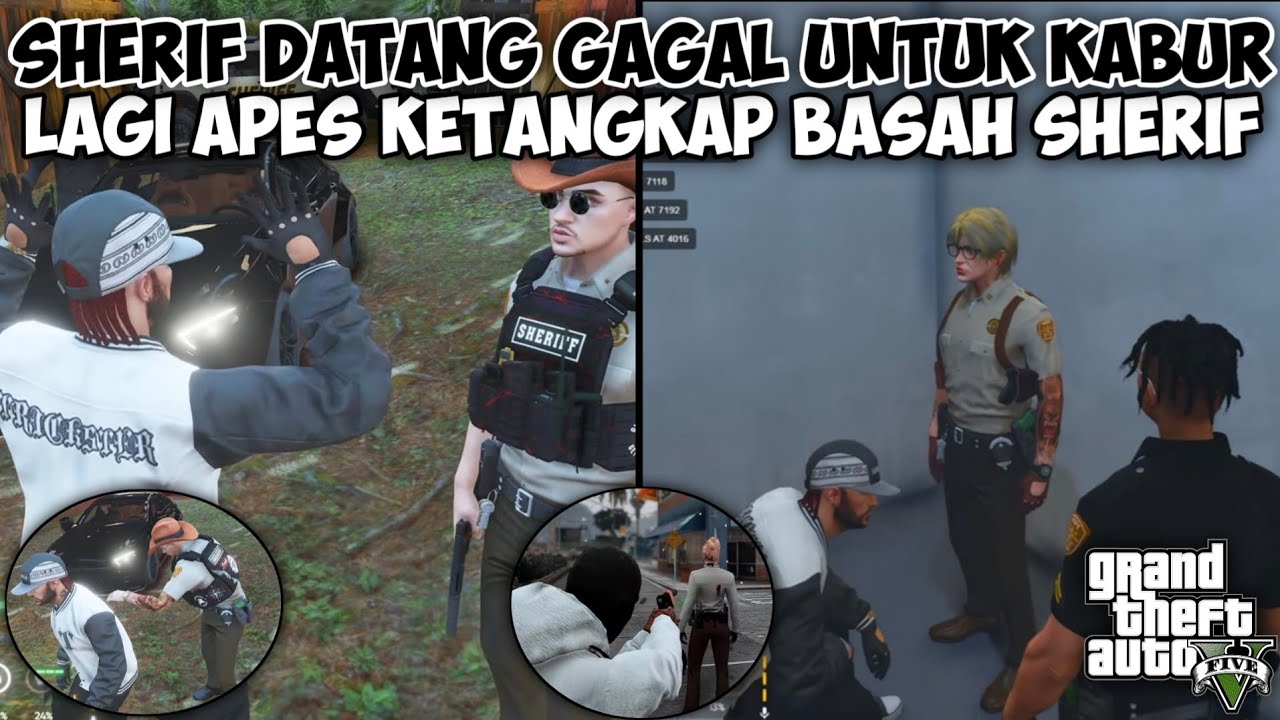 TANGKAP!! 😱 OG JELOOL TERCIDUK SHERIFF SAAT LAGI CRAFTING VEST | GTA V ROLEPLAY