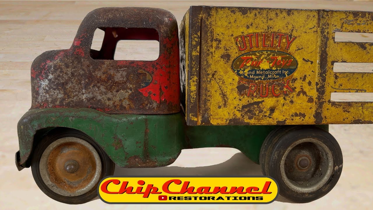 1950 Tonka Utility Truck COE Semi Hauler Restoration 4K